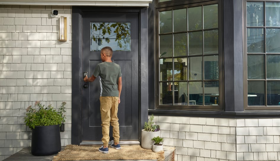 Vivint Smart Lock on home in Oklahoma City